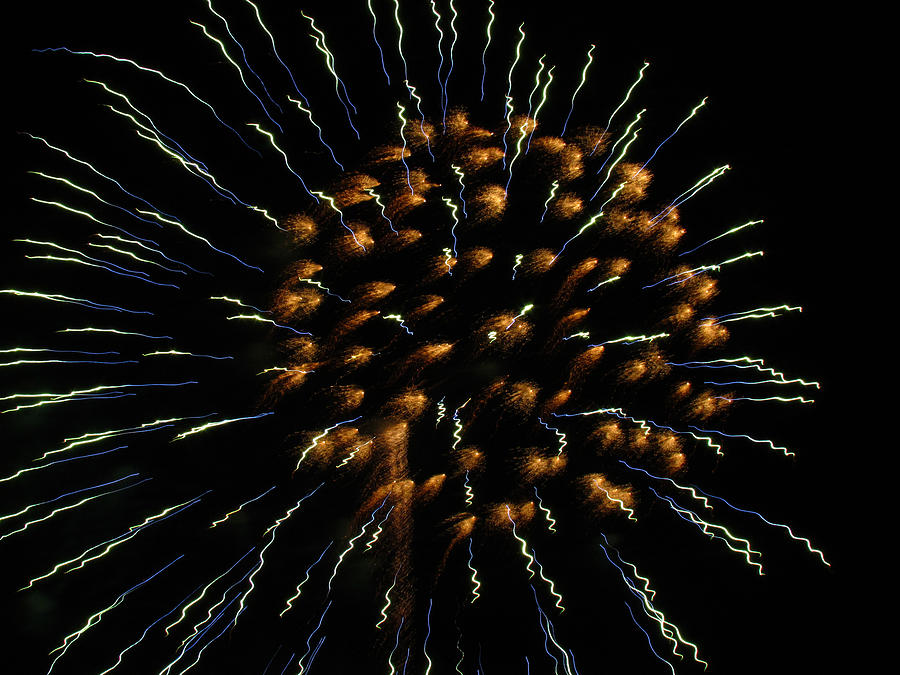 Fireworks 1 Photograph by Judy Wanamaker