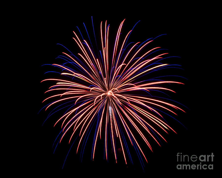 Fireworks 7 Photograph by Mark Dodd