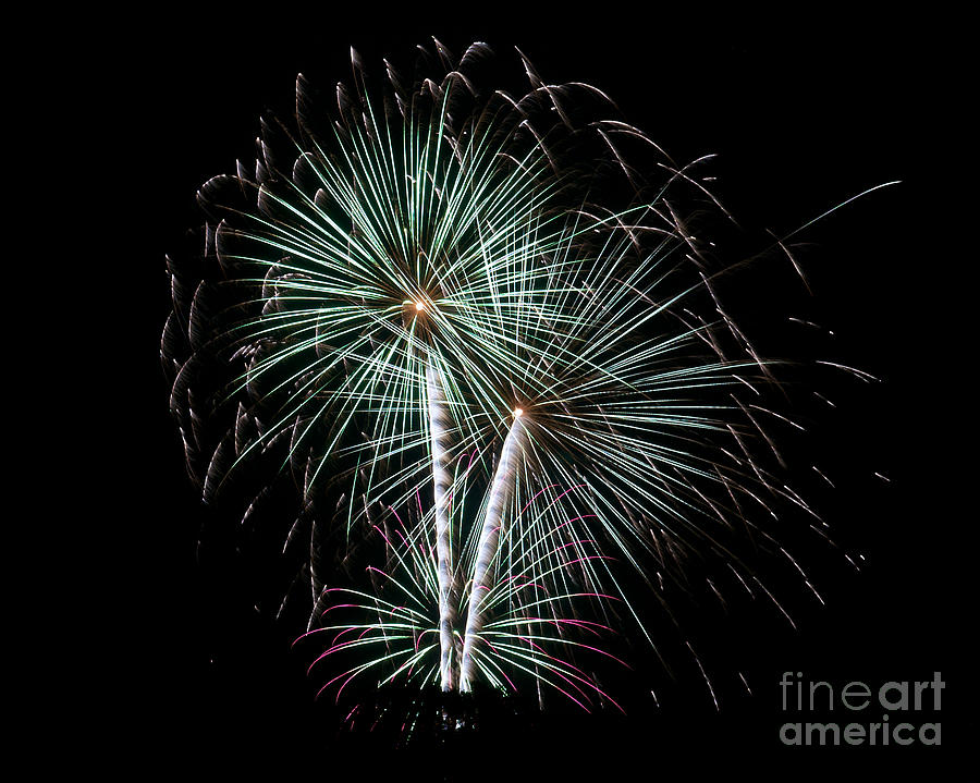 Fireworks 8 Photograph by Mark Dodd