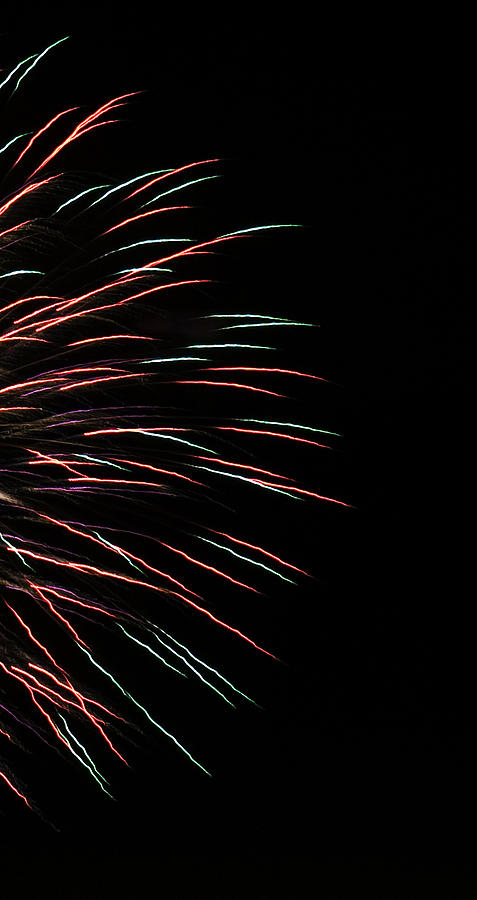 Fireworks Abstract 1 Photograph by Marilyn Hunt
