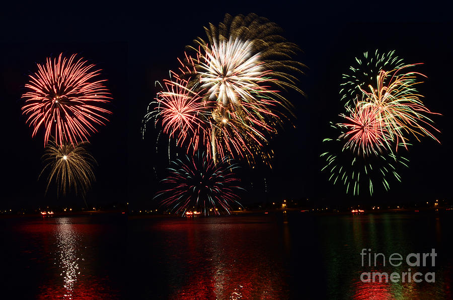 Fireworks Photograph by Bob Christopher