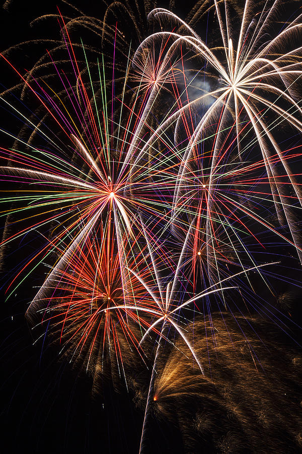 Fireworks display Photograph by Garry Gay - Fine Art America