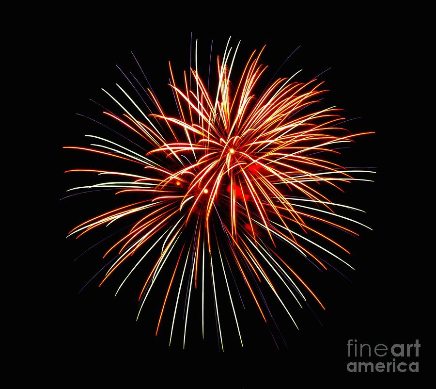 Fireworks Photograph by Greg Jones