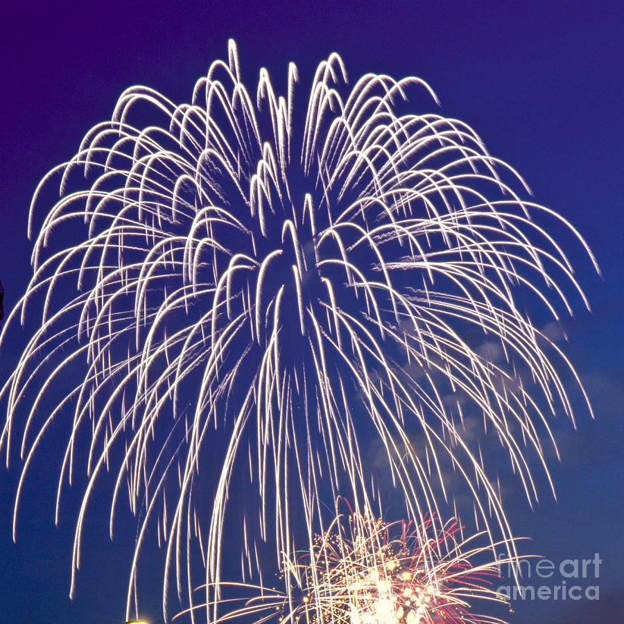 Fireworks Photograph by Heiko Koehrer-Wagner