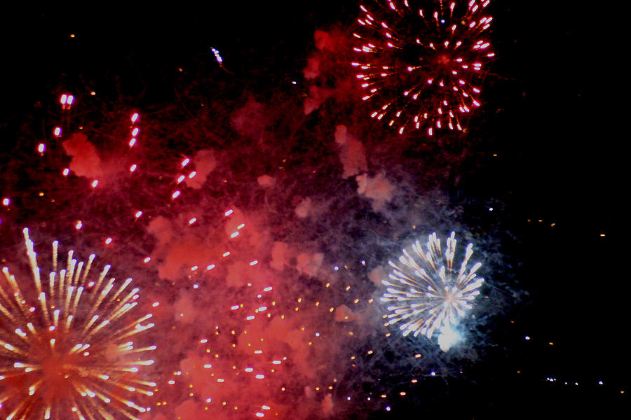 Fireworks II Photograph by Kelly Hazel