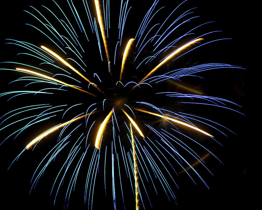 Fireworks In The Night Sky 2 Photograph