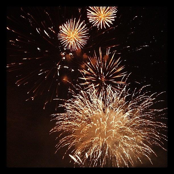 Fireworks Photograph - #fireworks #instagoodness #instagramhub by Angela Davis