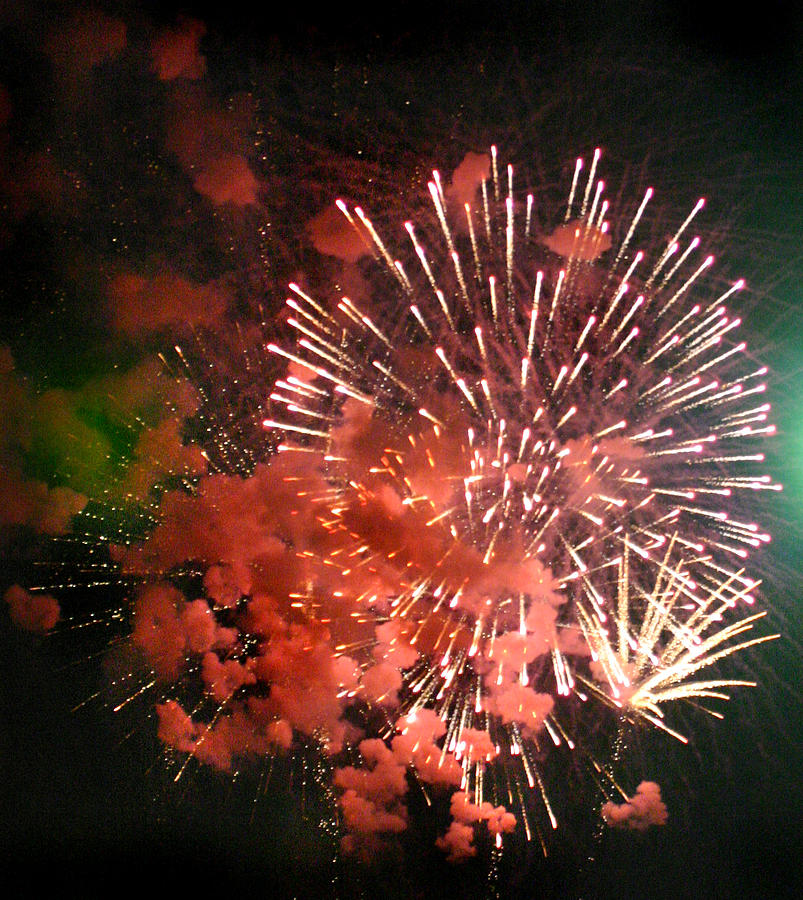 Fireworks Photograph by Kelly Hazel