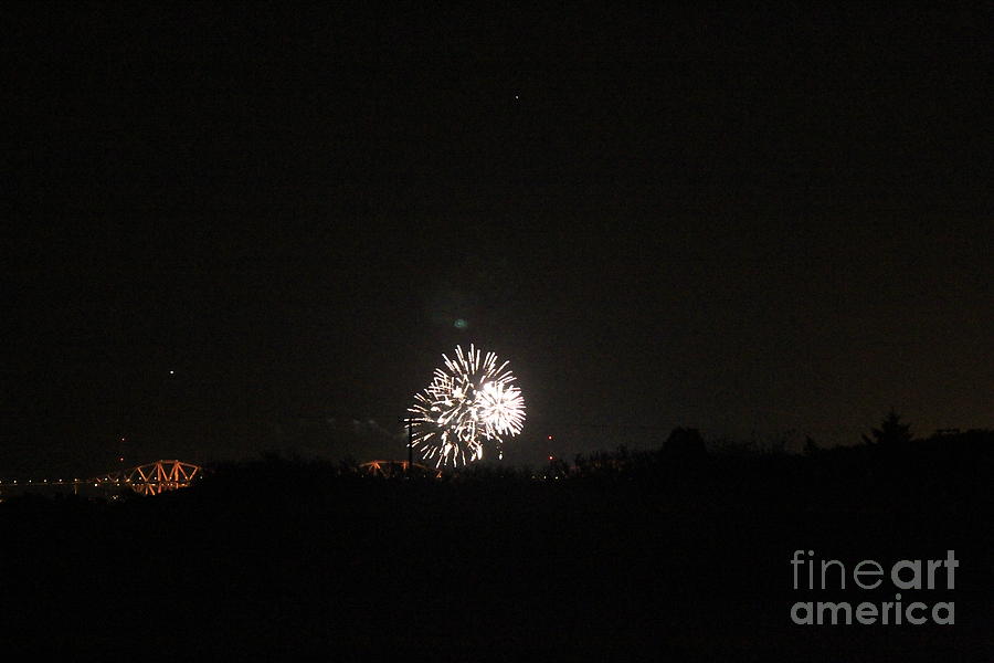 Fireworks Night Photograph by David Grant