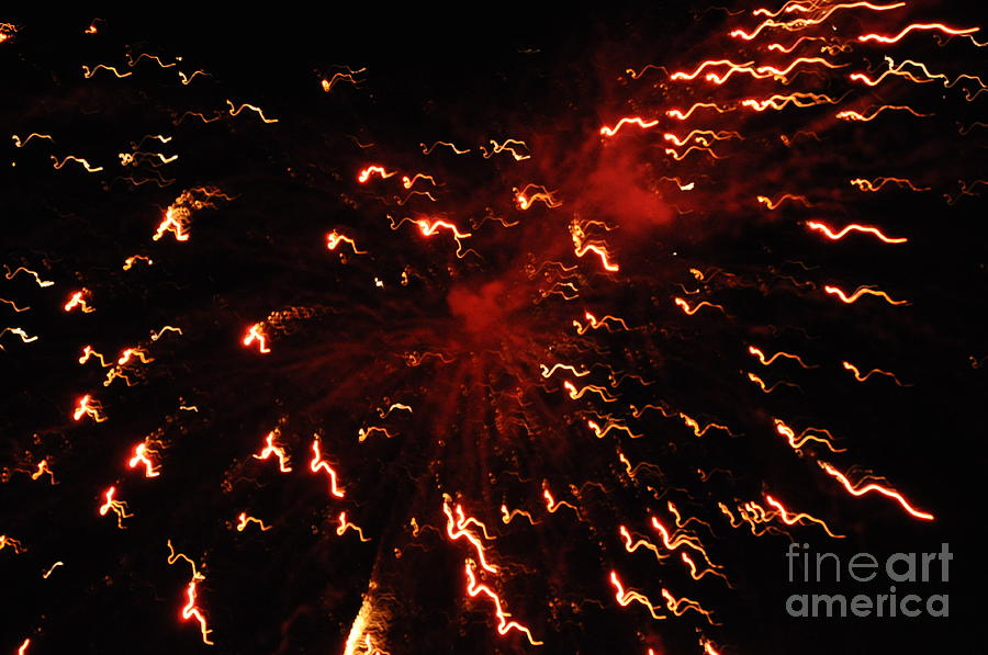 Fireworks Photograph by Sylvie Leandre