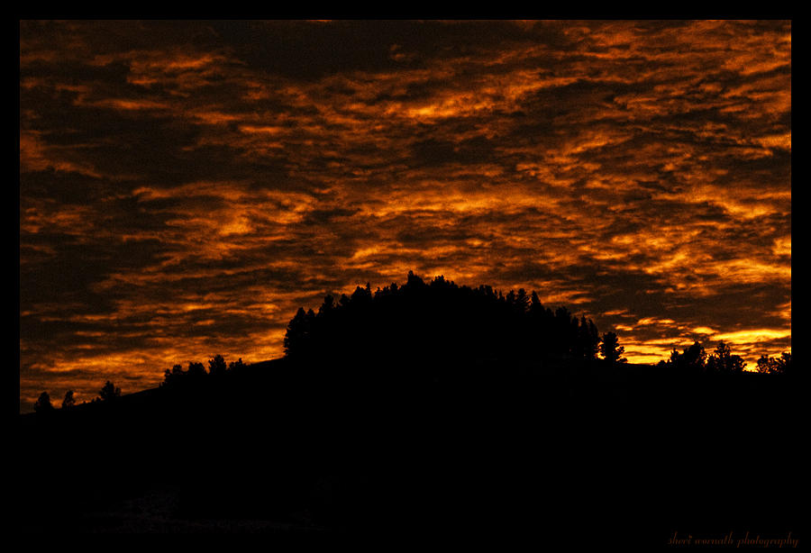 Sunset Photograph - Firey Sky by Sheri Bartoszek