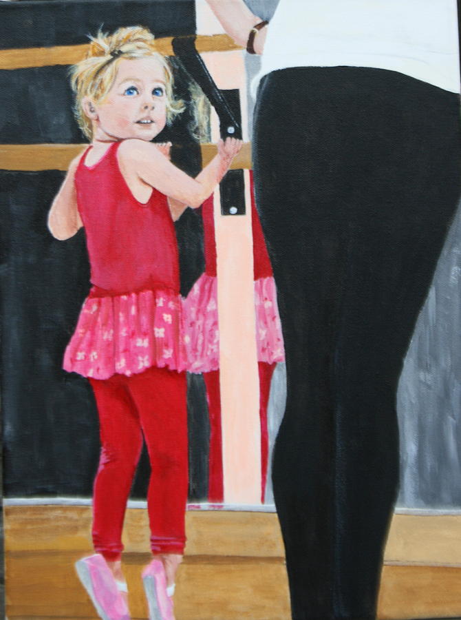 First Dance Class Painting by Betty-Anne McDonald