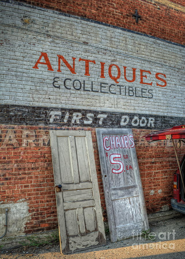 First Door Antiques Photograph by Pamela Baker