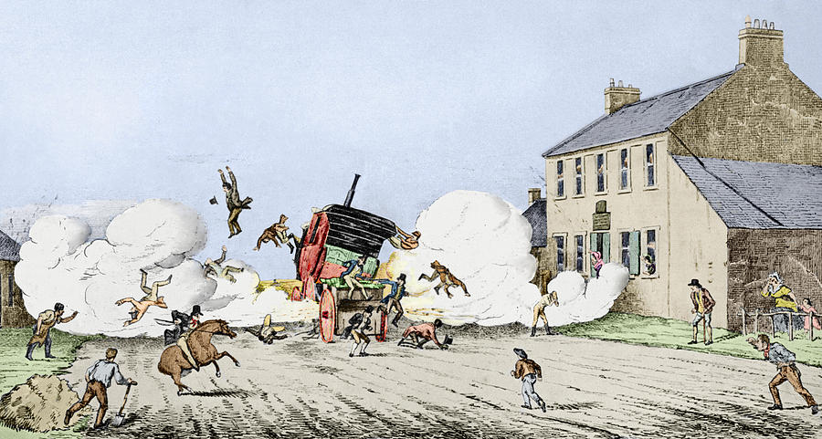 First Fatal Automobile Accident, 1834 Photograph by Science Photo Library First Fatal Automobile Accident, 1834 Photograph by Science Photo Library