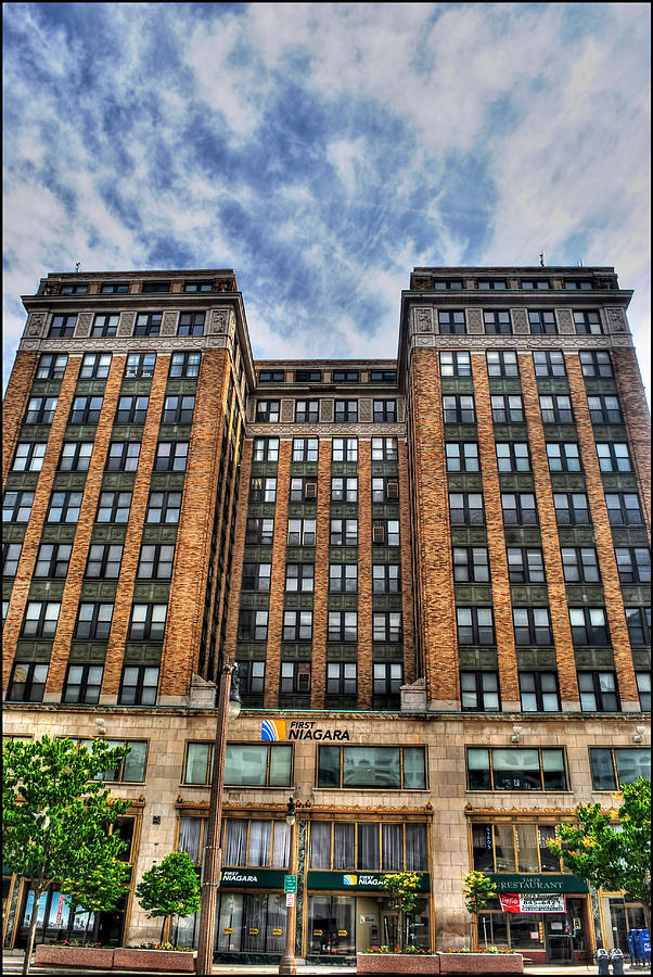 First Niagara Building with Takis Photograph by Michael Frank Jr