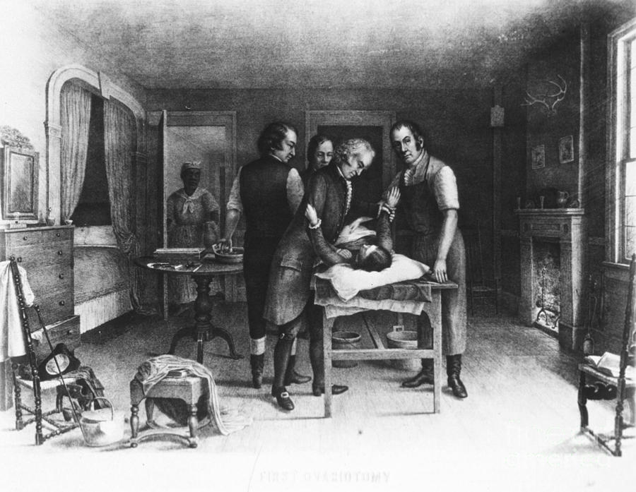 First Ovariotomy, 1809 Photograph by Science Source
