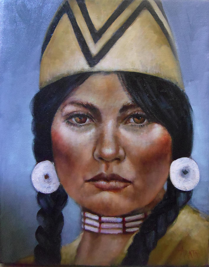 First People III Painting by Geraldine Arata
