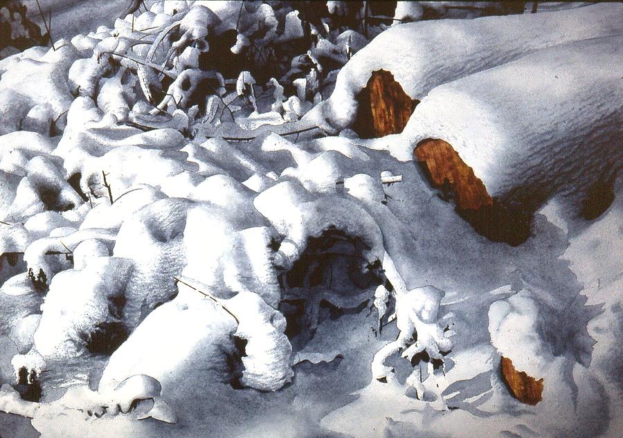First Snow Painting by Conrad Mieschke