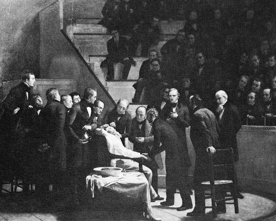 William T. G. Morton Photograph - First Use Of General Anaesthesia, 1846 by 