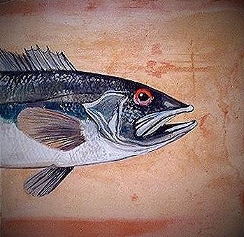 Fish 4 Ceramic Art by Andrew Drozdowicz