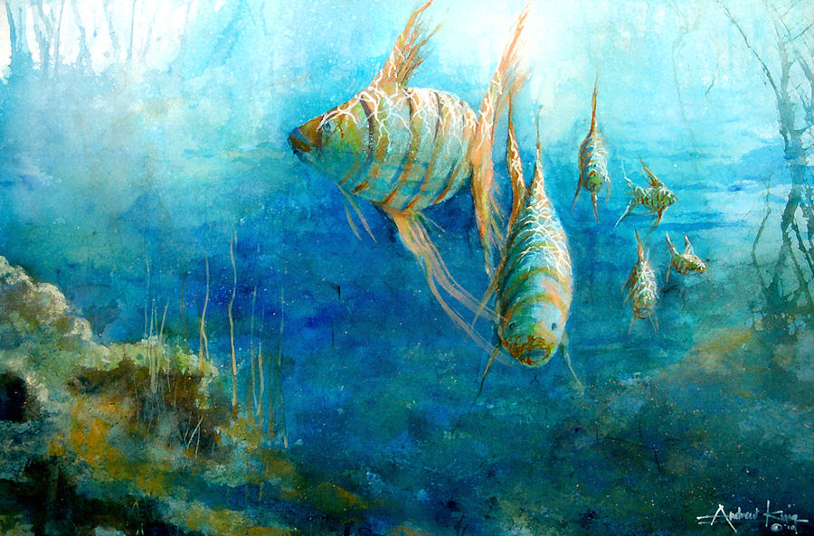 Fish Painting by Andrew King