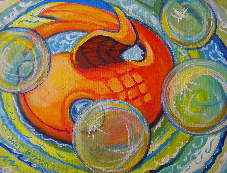 Fish Fun Painting by Jeanette Jarmon