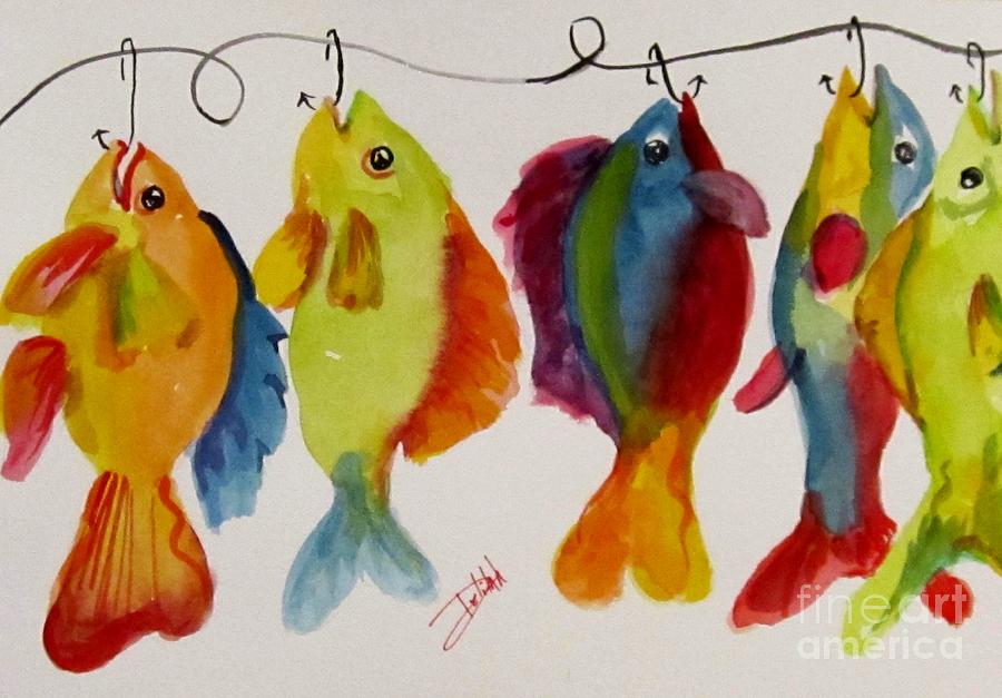 Fish On A Line by Delilah Smith