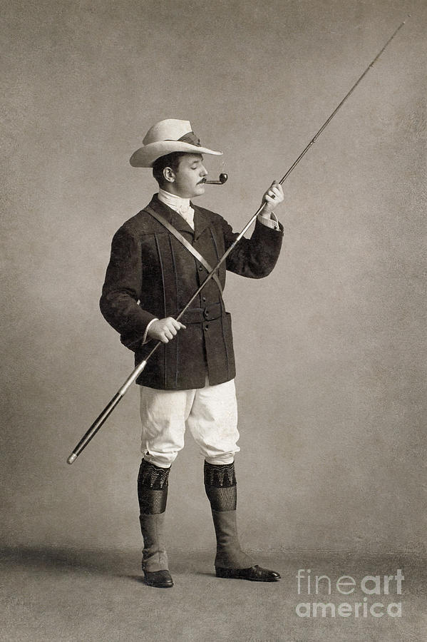 FISHERMAN, 19th CENTURY Photograph by Granger