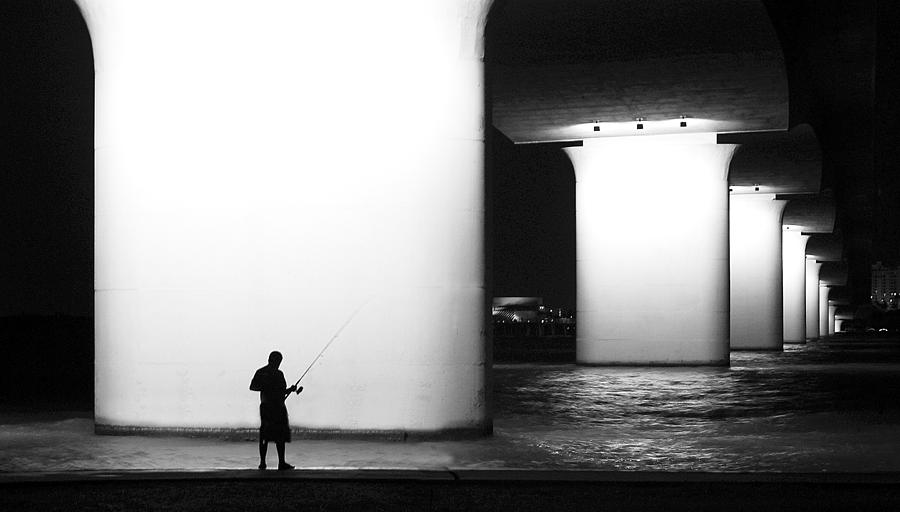 Fisherman Photograph by Larry Mulvehill