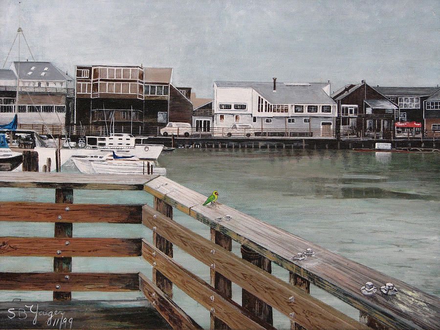 Fishermans Wharf San Francisco Painting by Stuart B Yaeger