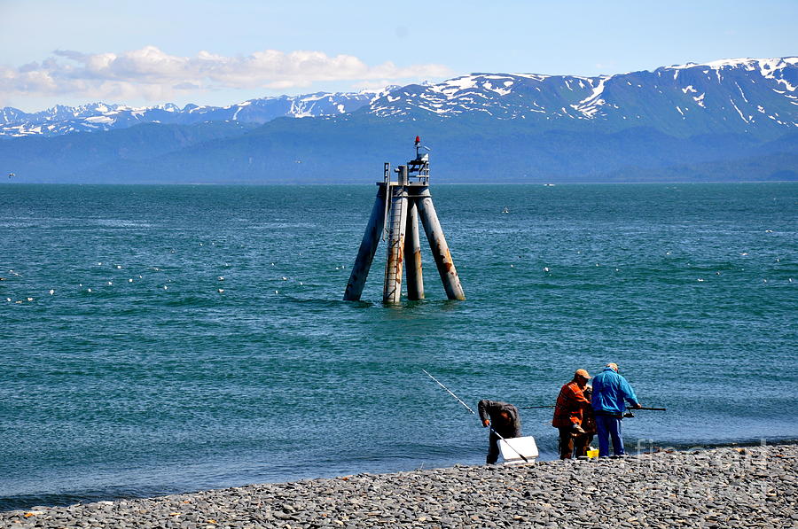 Fishermen in Homer Alaska Photograph by Tatyana Searcy