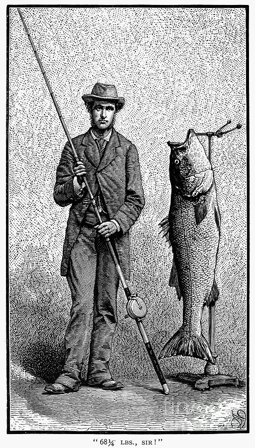 FISHING, 19th CENTURY Photograph by Granger - Fine Art America