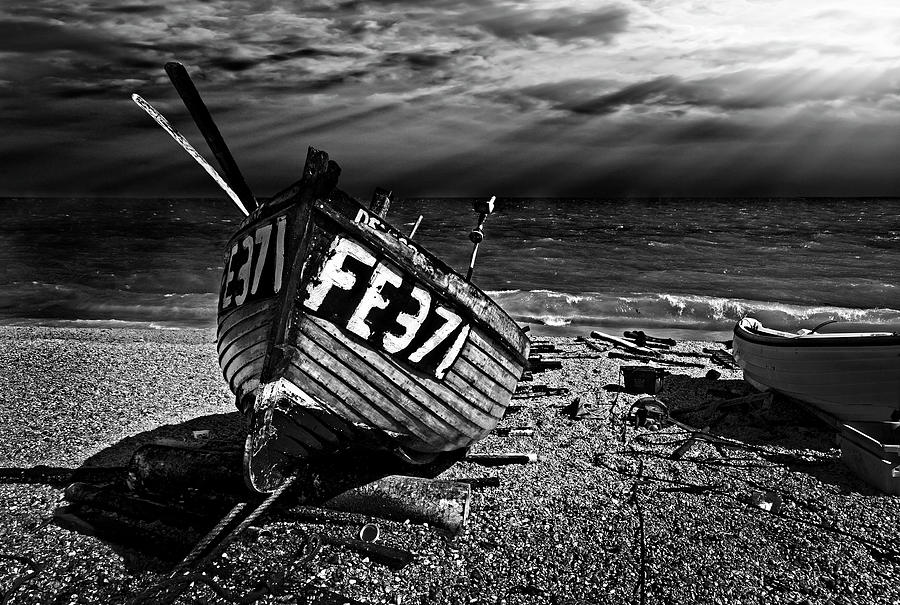 fishing boat FE371 Photograph by Meirion Matthias