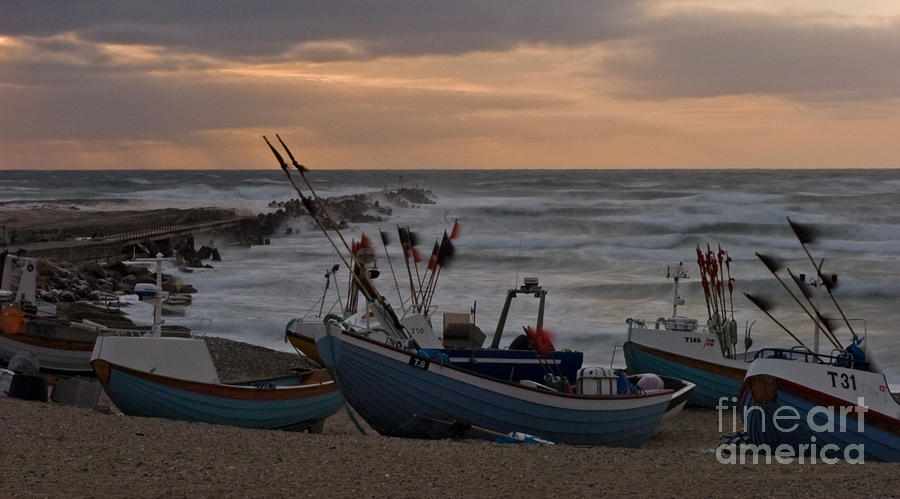 Fishing boats Photograph by Jorgen Norgaard