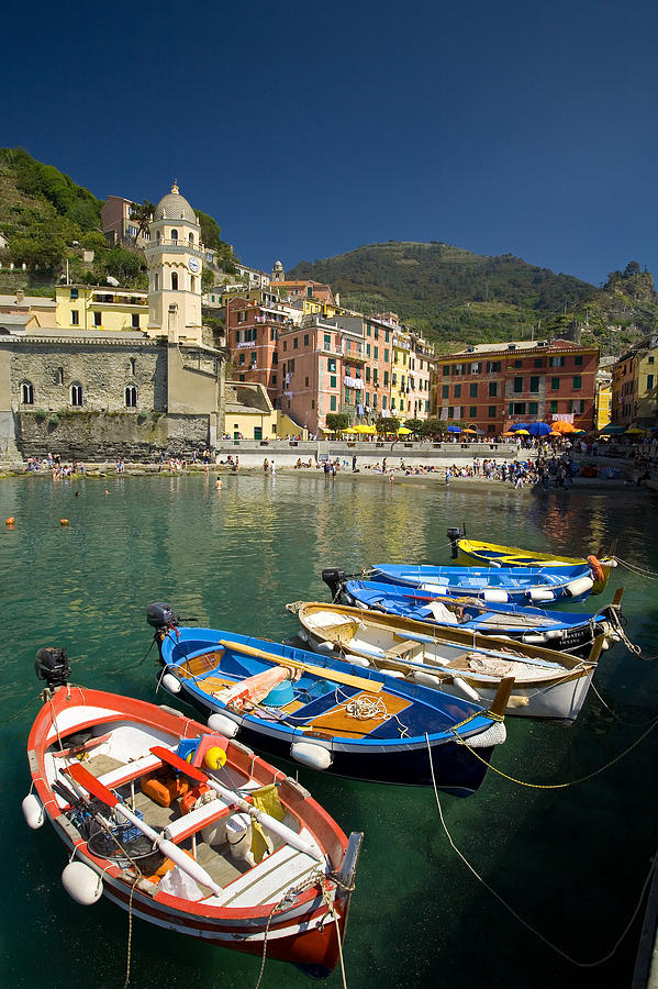 Fishing Boats, Vernazza, Cinque Terre Photograph by John Sylvester