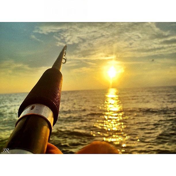 Summer Photograph - #fishing #pole #fish #sunset #lifestyle by Jorge Ramirez Summer Photograph - #fishing #pole #fish #sunset #lifestyle by Jorge Ramirez