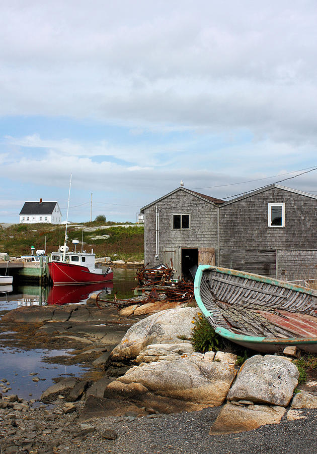 Fishing Village in Nova Scotia Photograph by Kristin Elmquist