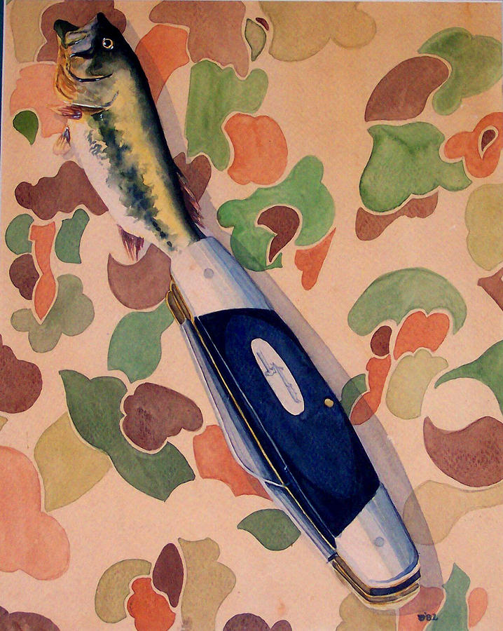 Fishknife Painting by Mark Jennings