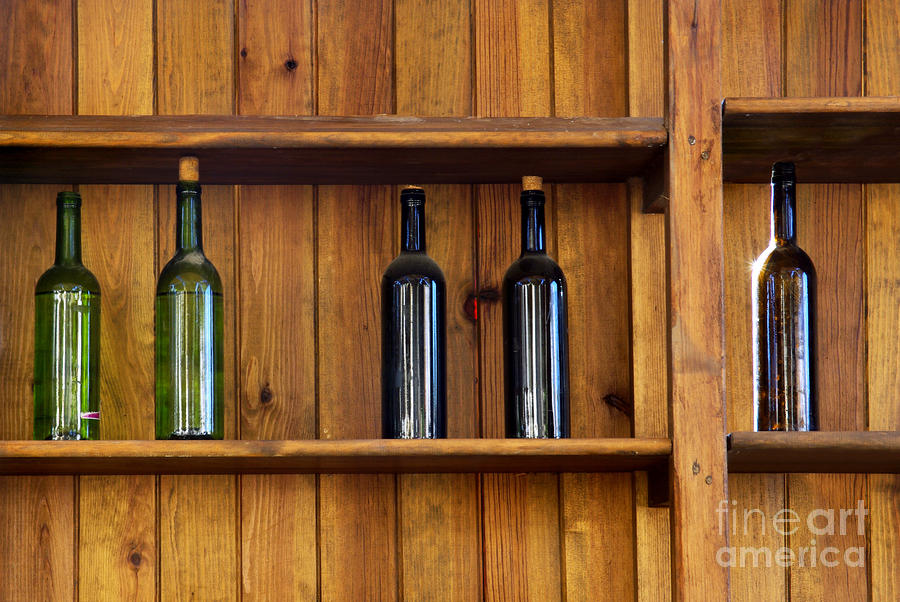 Five Bottles Photograph by Carlos Caetano