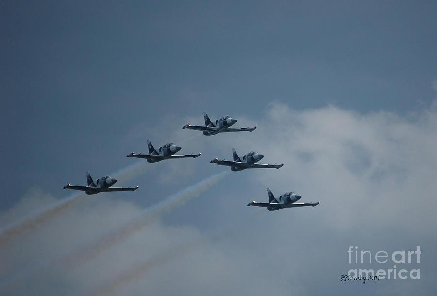 Five Man Formation Photograph by Susan Stevens Crosby