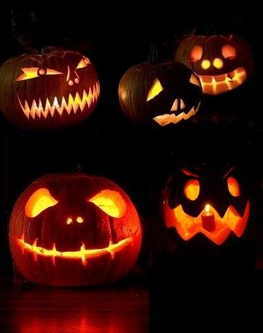 Five Spooky Pumpkins Photograph by Robin Pross - Fine Art America