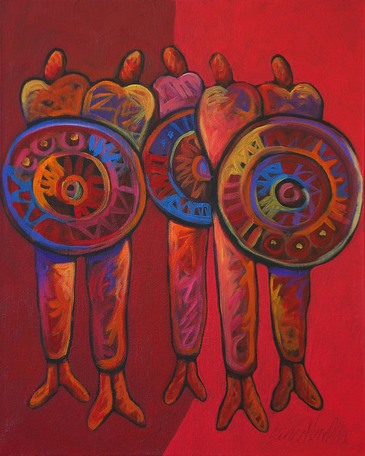 Five Tribe Painting by Lance Headlee