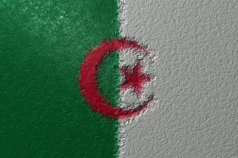 Flag of Algeria Digital Art by Jeff Iverson