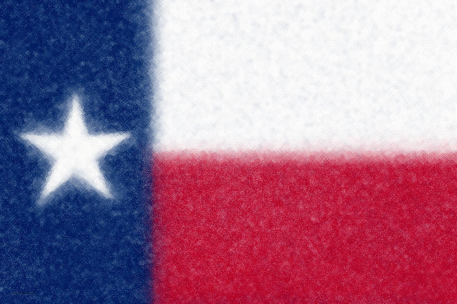 Flag of Texas Digital Art by Cristophers Dream Artistry