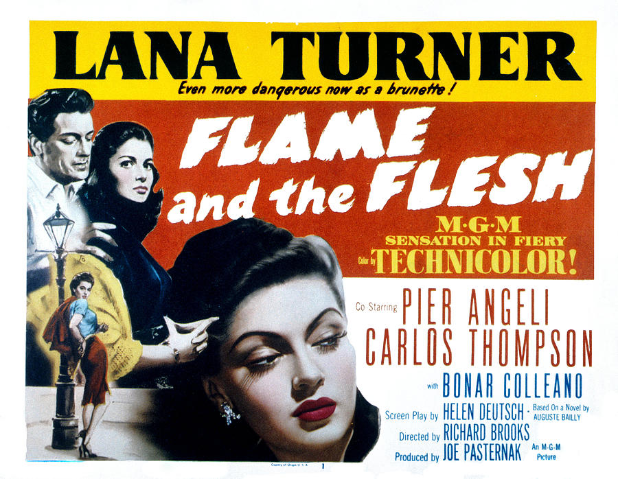 Movie Photograph - Flame And The Flesh, Carlos Thompson by Everett