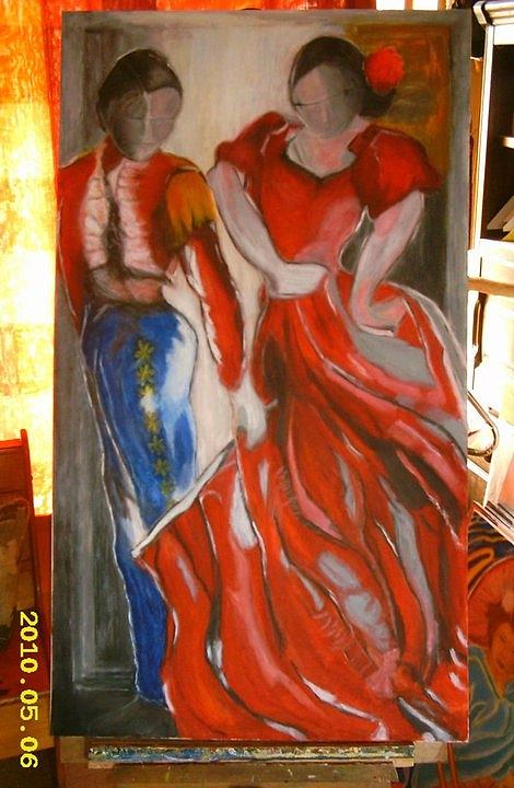 Dance Painting - Flamenco Art Series No.17 by Nim X Ii
