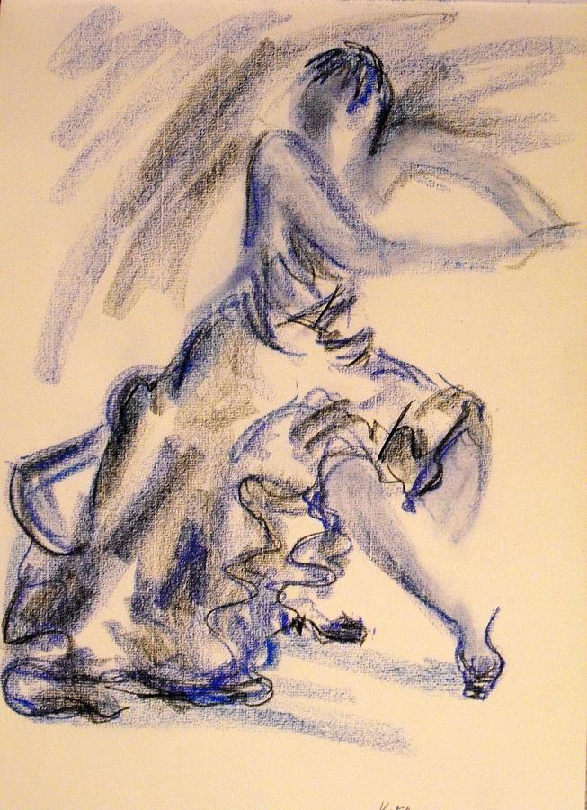 Flamenco Dancer 3 Painting by Koro Arandia