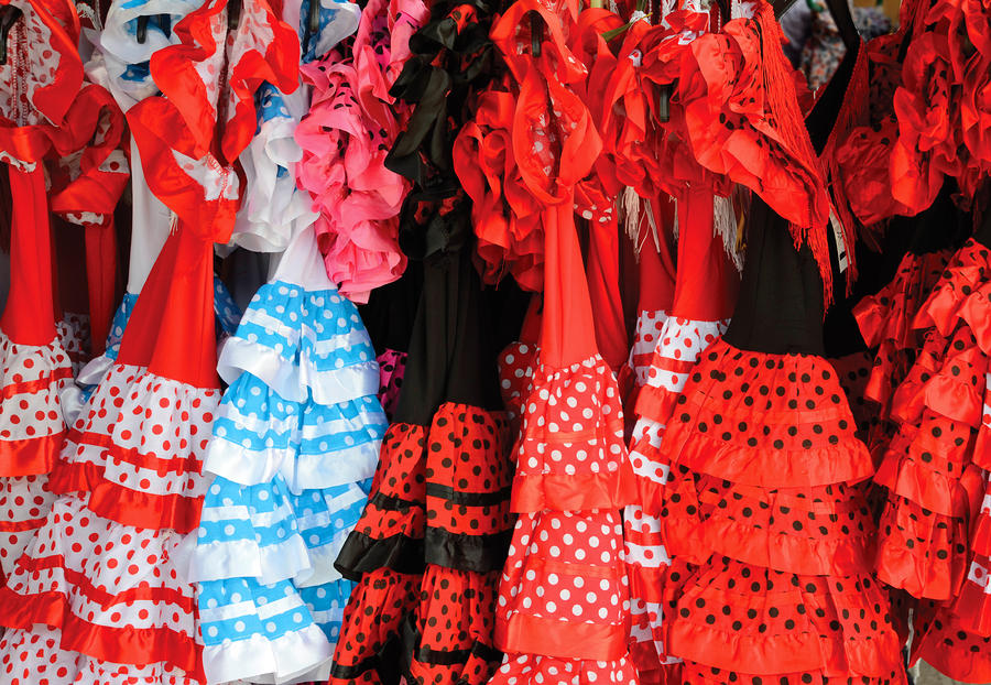 Flamenco dresses Photograph by Perry Van Munster - Fine Art America