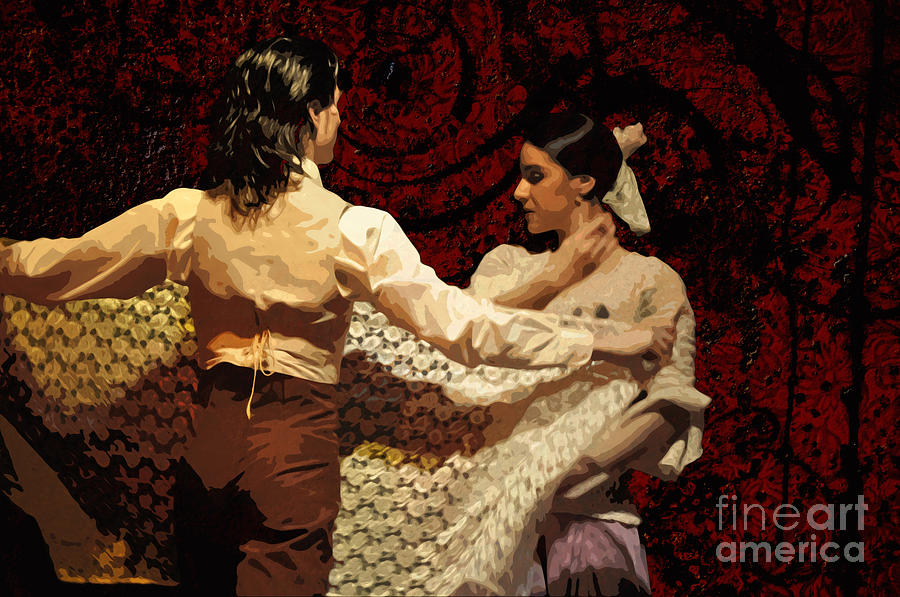 Flamenco Series No 3 Photograph by Mary Machare