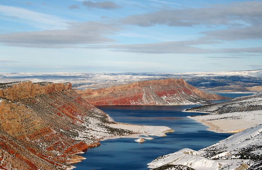 Mountain Photograph - Flaming Gorge by Tom Liesener